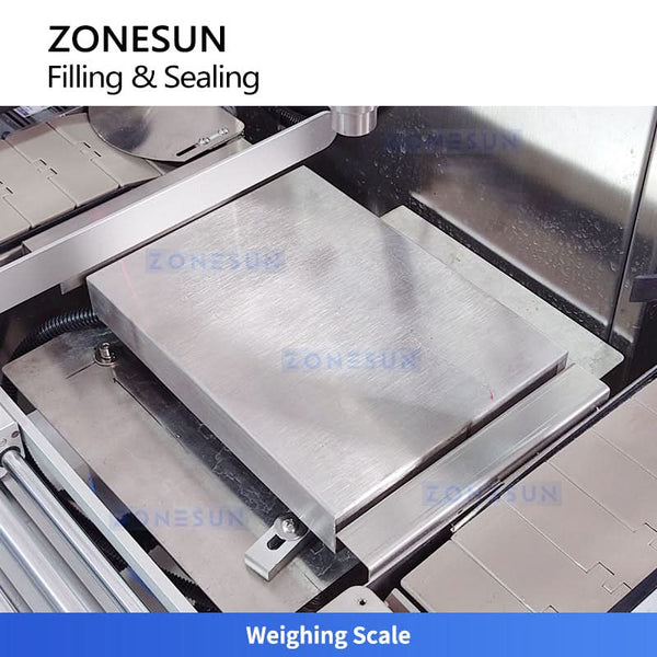 ZONESUN ZS-FAL180G4 Automatic Rotor Pump Weighing Filling and Sealing Line for Paste