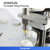 ZONESUN ZS-AFC1CH Automatic Paste Filling and Cap Pressing Monoblock Machine with Pressure-Boost Hopper