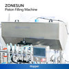 Автоматическая пневматическая машина для розлива ZONESUN с шестью головками, серводвигатель, моющее средство, вязкая паста, шампунь, кетчуп ZS-YT6T-6PX 