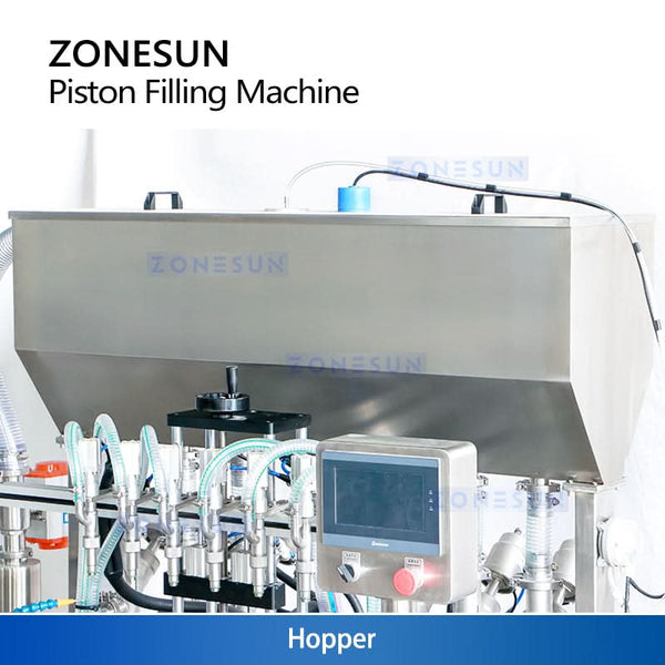 Автоматическая пневматическая машина для розлива ZONESUN с шестью головками, серводвигатель, моющее средство, вязкая паста, шампунь, кетчуп ZS-YT6T-6PX 