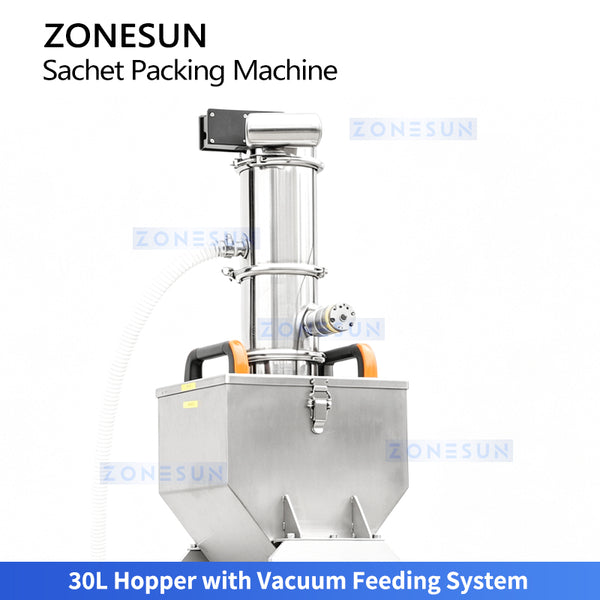 ZONESUN ZS-FS500K4 Multi-Lane Volumetric Cup Granule Packaging Machine with Vacuum Loader