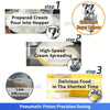 ZONESUN ZS-CZ100 Automatic Cake Frosting Machine Rotary Crepe Birthday Cake Icing Spreader