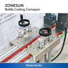 ZONESUN ZS-JP1 Bottle Clamping Conveyor for Inkjet Printing Integration
