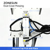 ZONESUN ZS-VTYG03 Automatic Dust Cap Capping Machine Snap Capper Plastic Overcap Pressing