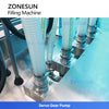 ZONESUN ZS-VTGF4 Automatic 4-Head Servo Gear Pump Tracking Filling Machine Shampoo Craam Filler