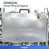 ZONESUN ZS-FSHS22 Customized Single Head Honey Filling and Capping Machine for Viscous Liquids