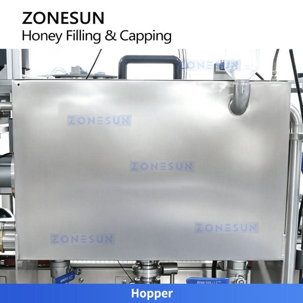 ZONESUN ZS-FSHS22 Customized Single Head Honey Filling and Capping Machine for Viscous Liquids