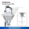ZS-FM3A auger filling machine hopper and nozzle detail