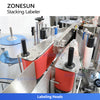 ZONESUN ZS-TB60S Stacked Dual-Side Labeling Machine for Multi-Pack Wet Wipes Bundle Pack Labeler