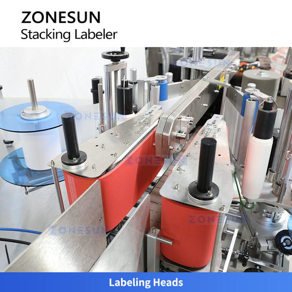 ZONESUN ZS-TB60S Stacked Dual-Side Labeling Machine for Multi-Pack Wet Wipes Bundle Pack Labeler