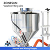 ZONESUN ZS-DTGT2B Vaseline Filling Machine with Heating and Mixing Function