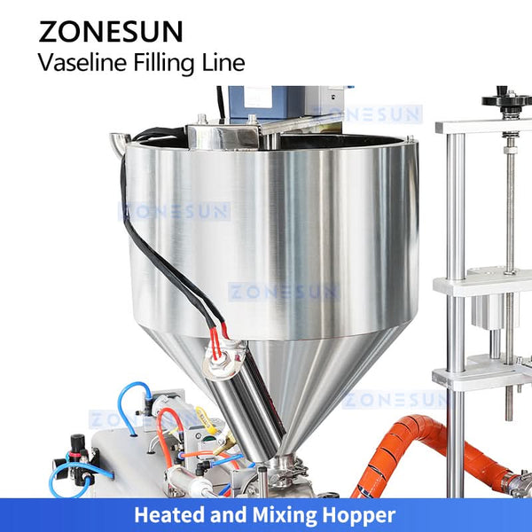 ZONESUN ZS-DTGT2B Vaseline Filling Machine with Heating and Mixing Function