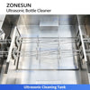 ZONESUN ZS-UWB8 Automatic Ultrasonic Vial Washing Machine Dual Lanes for Multi-Size Bottle Washer