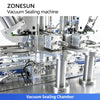 ZONESUN ZS-AFK120 Automatic Vacuum Can Seamer Machine for Milk Powder Packaging Line