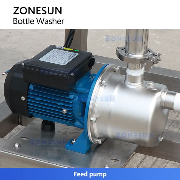 ZONESUN ZS-WB2S Semi-Automatic Dual-Head Bottle Washing Machine