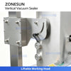 ZS-DZ600OL liftable stainless steel working head for large bag vacuum sealing