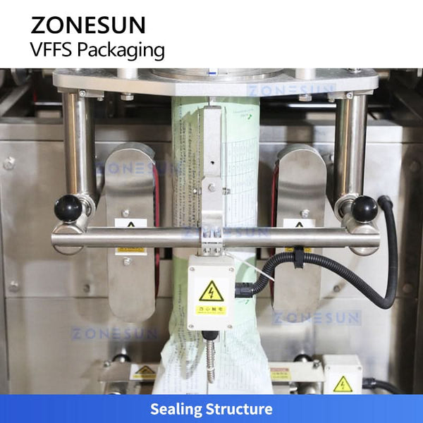 ZONESUN ZS-FS06 Automatic Screw Powder Filling and Sealing Machine with Dust Collector and Automatic Powder Feeder