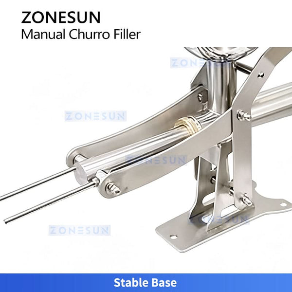 ZONESUN ZS-CZI4 Manual Cake Depositor Pastry Injector Stainless Steel Cream Jam Dispenser