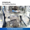 ZONESUN ZS-AFK500 Industrial In-line Vacuum & Nitrogen Flushing Capping System for Aluminum Caps