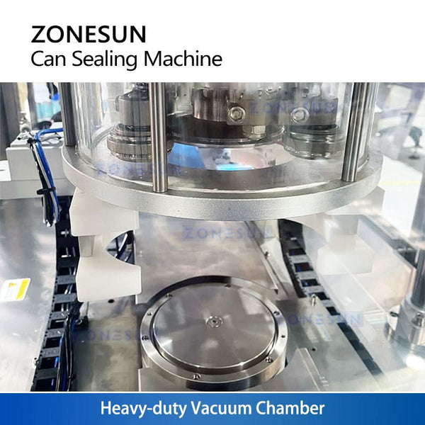 ZONESUN ZS-AFK500 Industrial In-line Vacuum & Nitrogen Flushing Capping System for Aluminum Caps