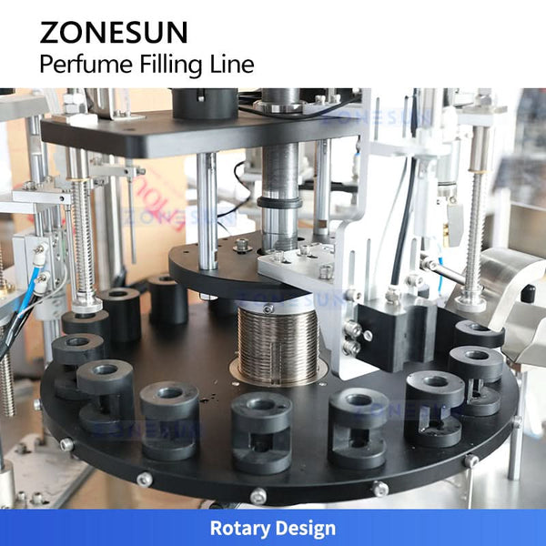 ZONESUN ZS-FALU7 Automatic Oral Essential Oils Small Bottle Filling Capping Labeling Machine Production Line