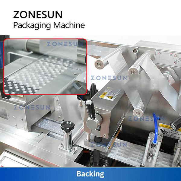ZONESUN ZS-DPPA Automatic Liquid Paste Irregular Material Filling Blister Packing Machine