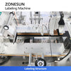 ZONESUN ZS-TB831F Food Box 4 Sides Wrap Around Tamper-Evident Labeling Machine Security Labels Applicator