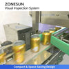 ZONESUN ZS-MD120 Automated Visual Inspection System for Aluminum Cans and PET Bottles