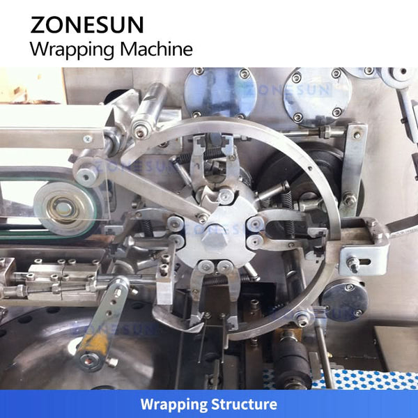 ZONESUN ZS-TCQ2 Chocolate Ball Foil Wrapping Machine Automatic Candy Foil Packaging