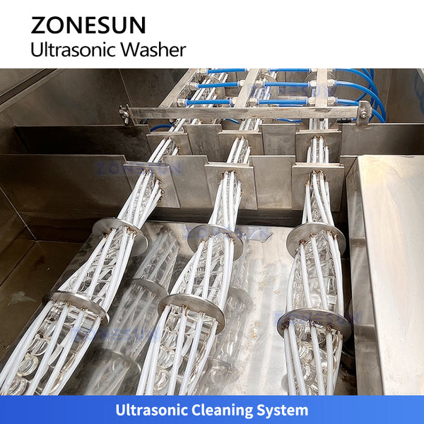 ZONESUN ZS-UWB7 Automatic Ultrasonic Bottle Washing and Drying Machine Vial Cleaning System