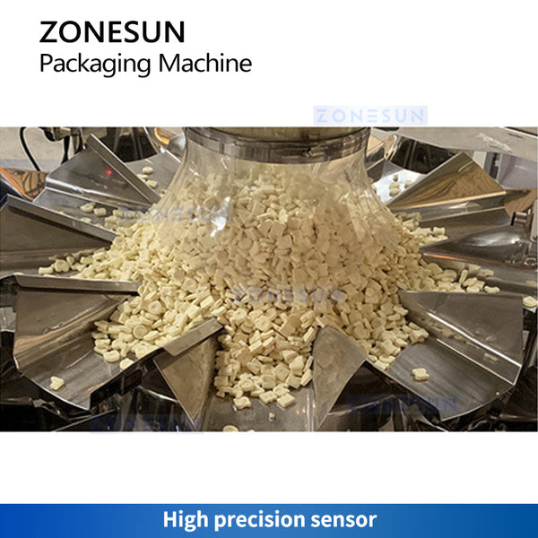 ZONESUN ZS-GW160 10-Head Weigher Premade Pouch Packing Machine