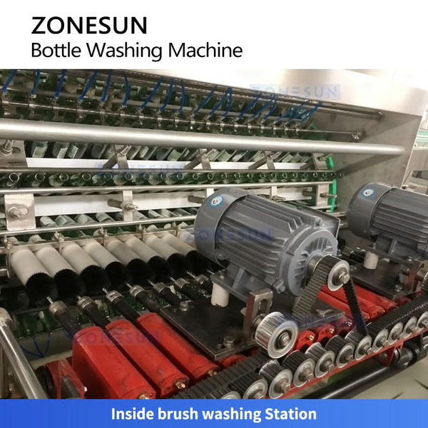 ZONESUN ZS-WB15 Automatic Beer Bottle Washing Machine Industrial Glass Cleaner