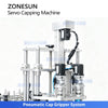 Zonesun ZS-SVXG01 Automatic Double Heads Servo Screw Capping Machine with Auto Cap Feeder