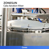ZONESUN ZS-DG130 Commercial Continuous Cake Batter Aerator & Whipping Machine