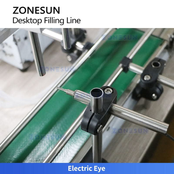 ZONESUN ZS-FAL180DT Automatic Liquid Filling Capping Machine Desktop Small Bottling Line