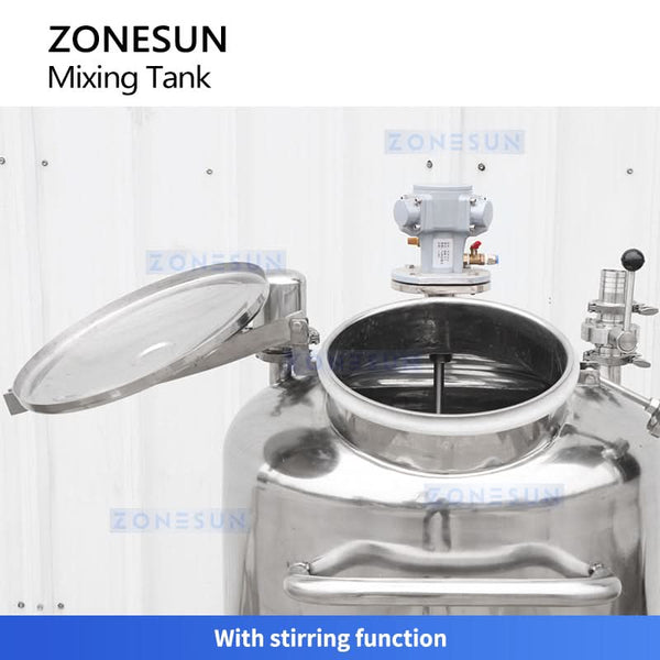 ZONESUN Pneumatic Mixing Tank Blender ZS-PMT100L（SPECIAL OFFER）