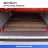 ZONESUN ZS-FQ400 Semi-Automatic L-Type Sealing & Shrinking Machine PVC Shrink Wrap Sealer