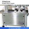 ZONESUN ZS-XG25 Automatic Angled Neck Bottle Capping Machine for Toilet Cleaner Detergent