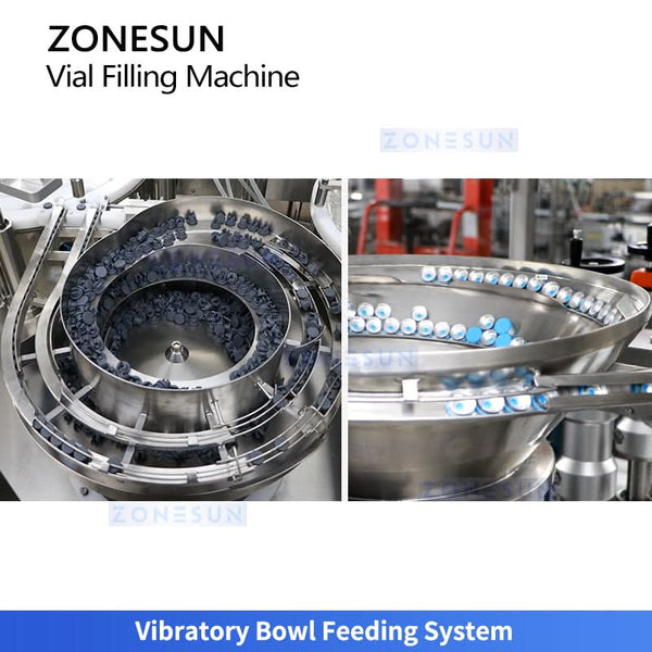 ZONESUN ZS-AFC39B Automatic Vial Filling Stoppering and Crimping Machine Line
