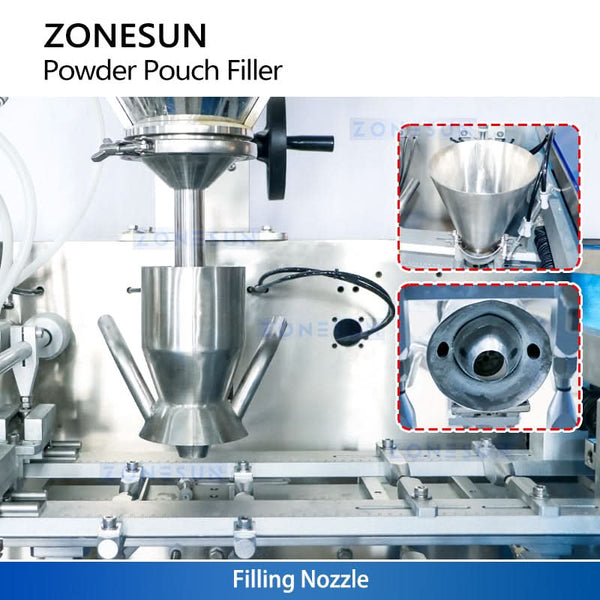 ZONESUN ZS-AFS210 Automatic Powder Pouch Filling and Sealing Machine