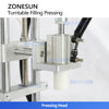ZONESUN ZS-AFC1CH Automatic Paste Filling and Cap Pressing Monoblock Machine with Pressure-Boost Hopper