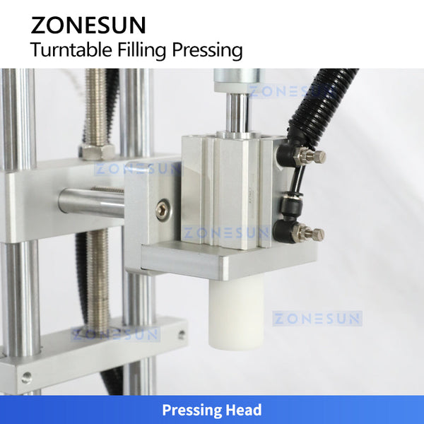 ZONESUN ZS-AFC1CH Automatic Paste Filling and Cap Pressing Monoblock Machine with Pressure-Boost Hopper