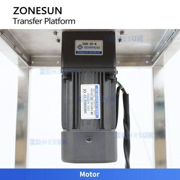 ZONESUN ZS-LP10 Right Angle Transfer Corner Turning Conveyor Bottle Direction Changer For Production Line