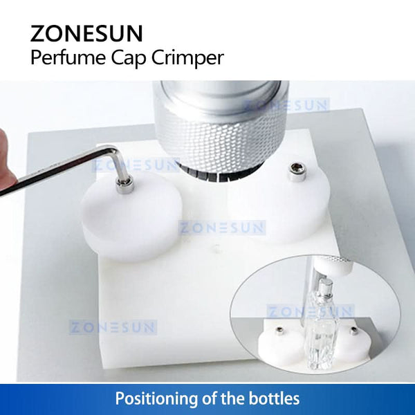 ZONESUN ZS-TYG2 Manual Perfume Crimping Machine for Spray Bottle Caps
