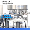 ZONESUN ZS-TB920 High Speed Round Bottle Labeling Machine Self-adhesive Label Applicator