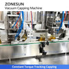 ZONESUN ZS-AFK180 Double Head Continuous Motion Jar Capper for Glass Jars Twist-off Metal Lug Caps Sealing