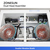 ZONESUN ZS-J0A01 Semi automatic Double head O-ring Assembly Machine Rubber Seal Ring Mounting Equipment