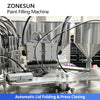 ZONESUN ZS-YL11 Automatic Rotary Paint Filling and Capping Machine | 6-Head Micro-Liquid Filler