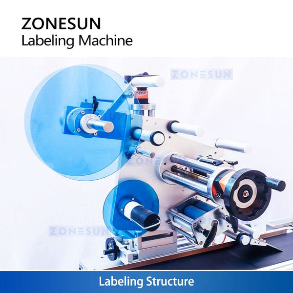 ZONESUN ZS-TB716Z Automatic Flat Surface Top & Bottom Labeling Machine