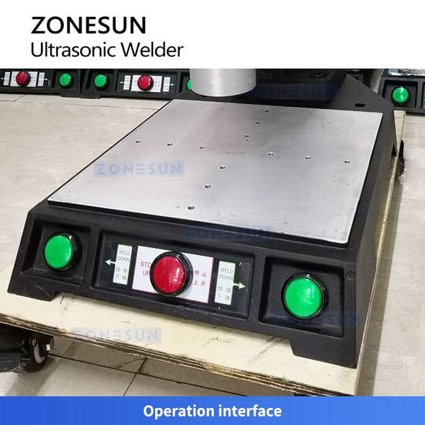 ZONESUN ZS-UFK1 Ultrasonic Welding Machine for Plastic Parts Textile Non-woven Materials